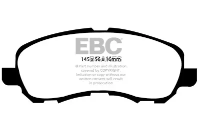 EBC Greenstuff Front Brake Pads For Mitsubishi Space Wagon 2.4 (2001 > 04) • $65.54